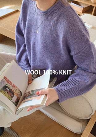 [wool 100%/기획특가] 포즈니울 - knit ( 38,000 → 29,900 won )